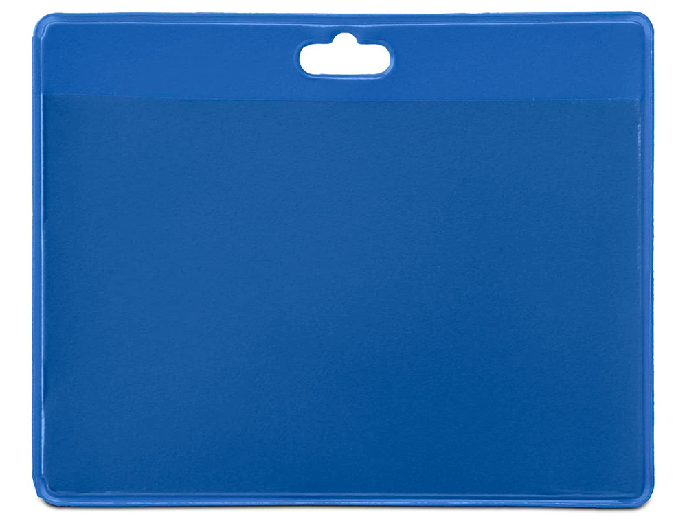 IDENTIFICADOR TARIFOLD PVC HORIZONTAL COR AZUL 103X82,5 MM PACK DE 30 UNIDADES