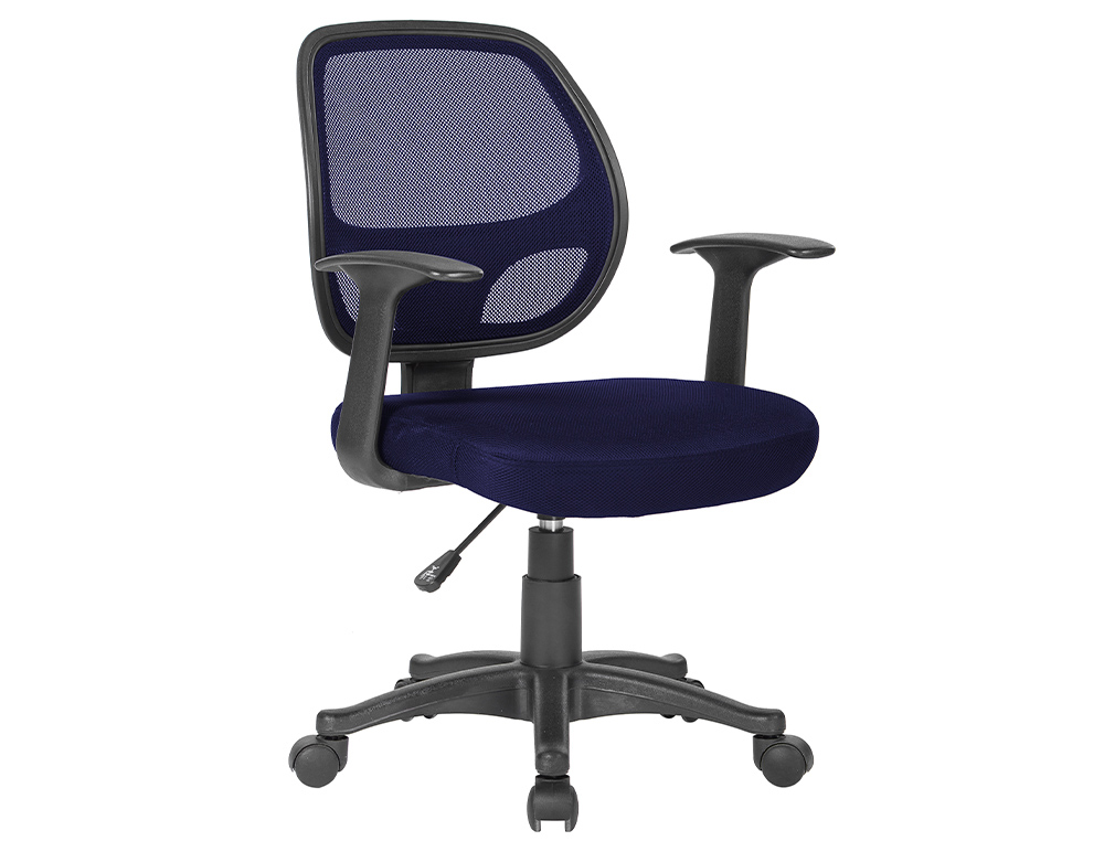 CADEIRA DE ESCRITORIO Q-CONNECT ENCOSTO MEDIO REGULAVEL EM ALTURA 870+120MM ALTURA 550MM LARGURA 590MM PROFUNDIDADE TEC