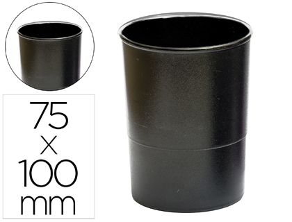 PORTA LAPIS Q-CONNECT PLASTICO PRETO OPACO