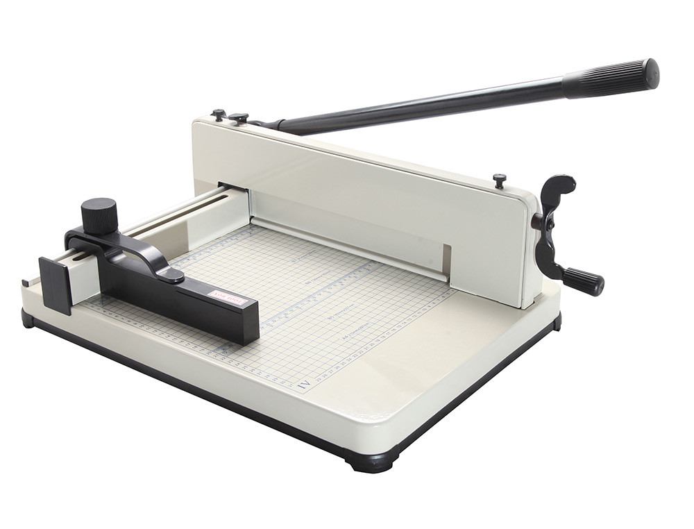 GUILHOTINA Q-CONNECT KF16916 MANUAL PROFISSIONAL COMPRIMENTO DO CORTE 330 MM CAPACIDADE 400 FOLHAS
