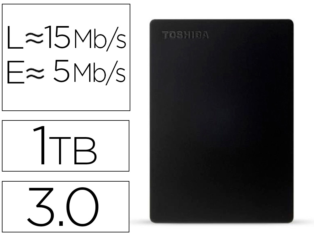 DISCO RIGIDO EXTERNO TOSHIBA CANVIO SLIM HDD 2,50