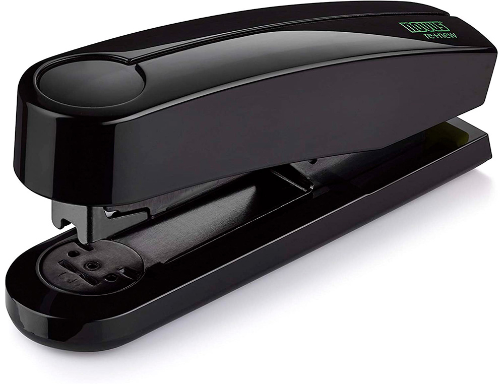 AGRAFADOR NOVUS B4 PLASTICO ABS RECICLADO CAPACIDADE 40 FOLHAS USA AGRAFES 24/6-8 E 26/6-8 COR PRETO