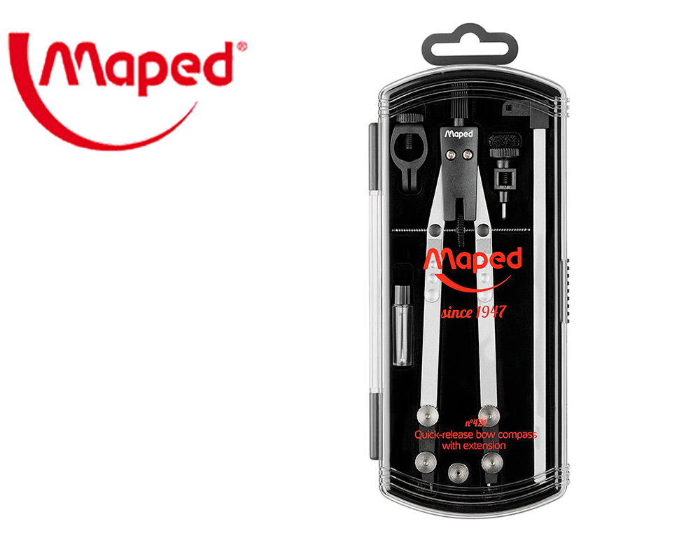 COMPASSO MAPED TECNICO COM RODA CENTRAL COM ALONGAMENTO 5 PECAS