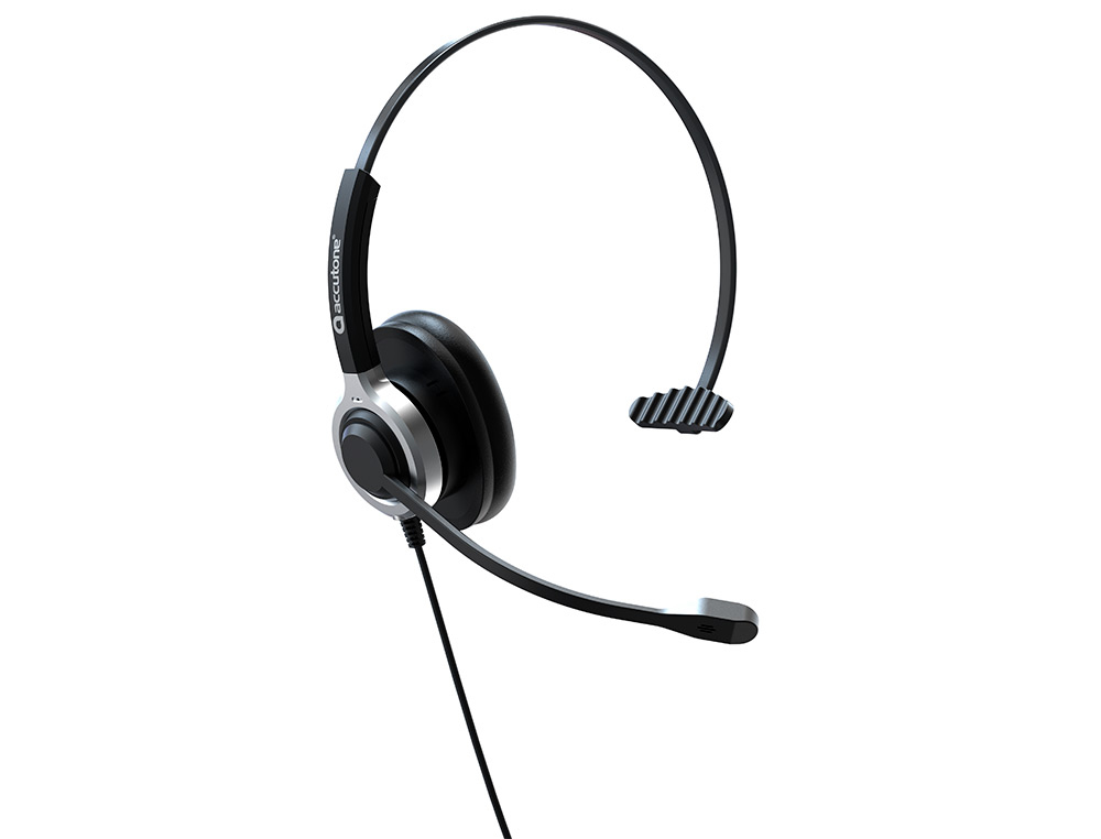 AURICULAR ACCUTONE UM610MKII-UC ALTA GAMA MONAURAL USB CONTROLADOR/CANCELAMENTO 90% ALMOFADA POLIPELE CABO 1,5 MT