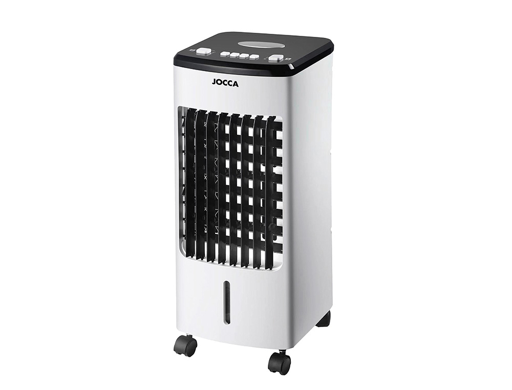 CLIMATIZADOR HUMIDIFICADOR FRIO JOCCA 3 VELOCIDADES E 3 MODOS AUTO AJUSTE ASPAS DEPOSITO 3 L 600X260X280 MM