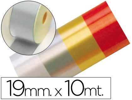 FITA FANTASIA PRATA 10MTX19MM