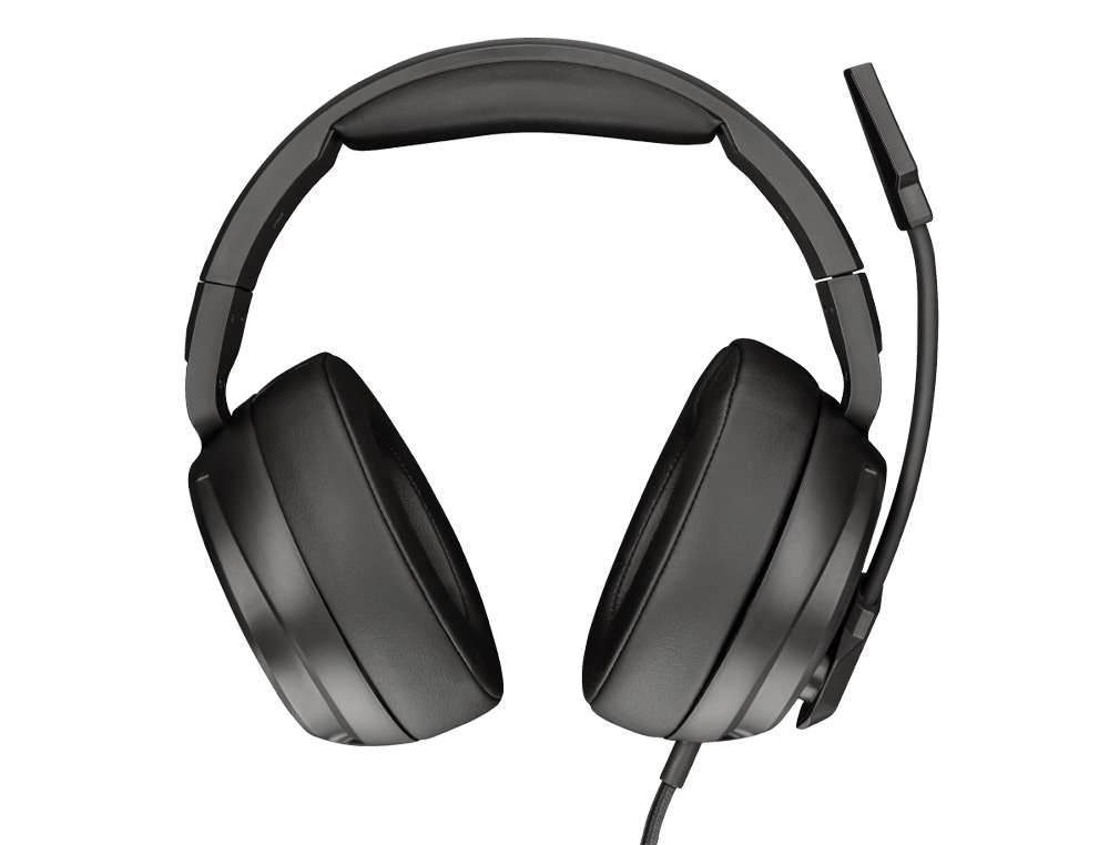 AURICULAR TRUST GAMING GXT433 PYLO COMP. CABO 1 M COM MICROFONE E COMANDO CONEXAO JACK 3.5 MM COR PRETO