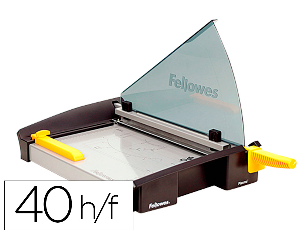 GUILHOTINA DE ALAVANCA FELLOWES PLASMA A4 METALICA ATE 40 FOLHAS 80 GR