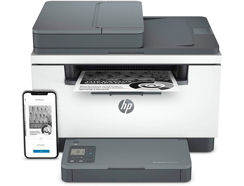MULTFUNCOES HP MFP M234SDWE LASER 30 PPM WIFI SCANNER COPIADORA IMPRESSORA FAX BANDEJA DE ENTRADA 150 FOLHAS