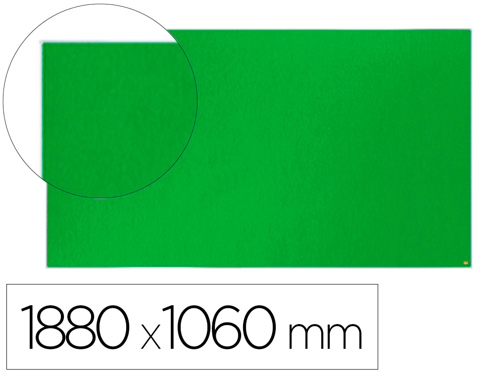 QUADRO DE AVISOS NOBO IMPRESSION PRO FELTRO VERDE FORMATO PANORAMICO 85