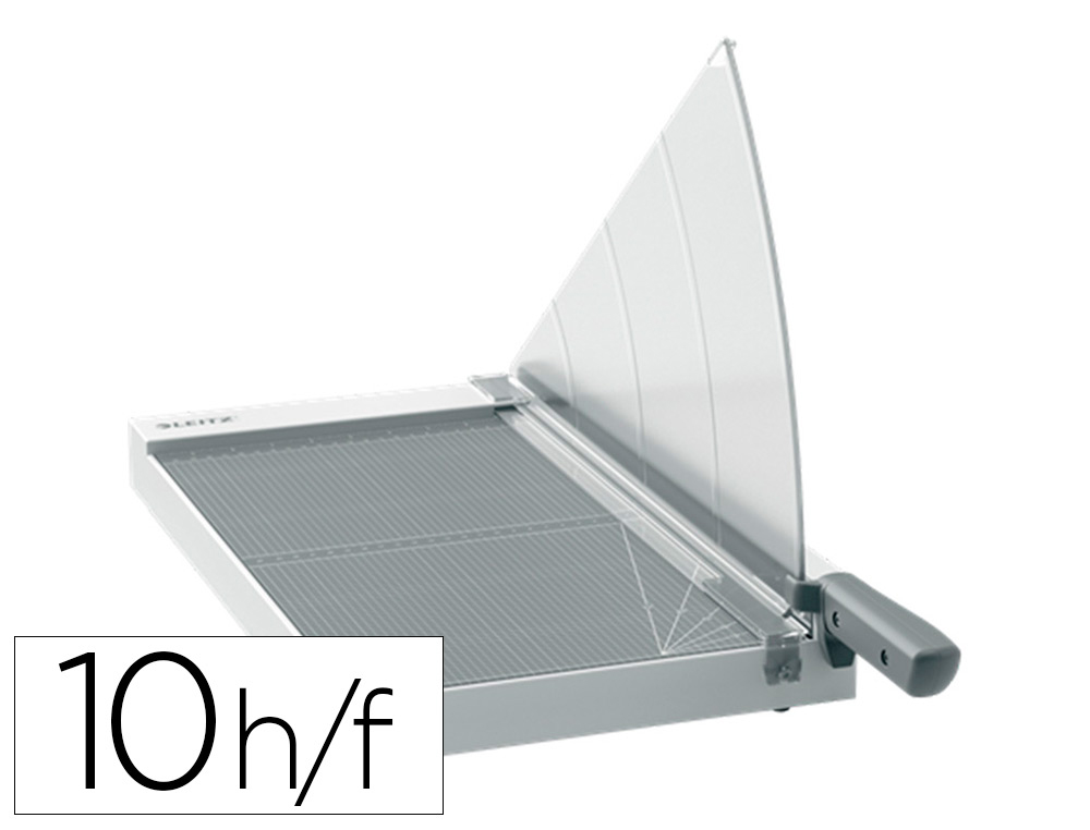 GUILHOTINA DE ALAVANCA LEITZ PRECISION HOME OFFICE A3 BASE PLASTICO COMPRIMENTO CORTE 457 MM CAPAC. DE CORTE 10 F
