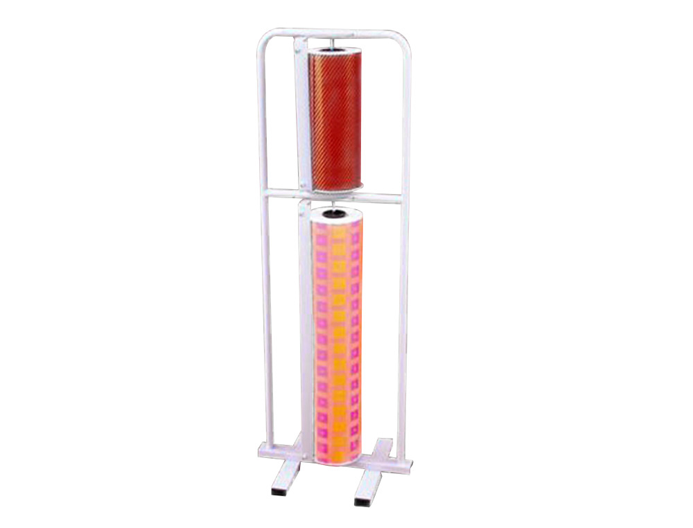 PORTA ROLOS MOSTRADOR VERTICAL CORTA PAPEL PARA BOBINES DE PAPEL 64-32 CM