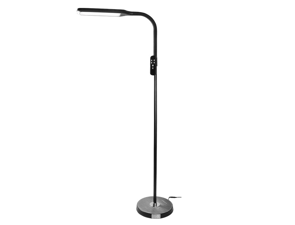 CANDEEIRO DE CHAO Q-CONNECT 15W COM CONTROLO REMOTO ALTURA 154 CM COR PRETO