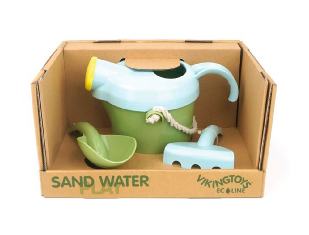 SET DE PRAIA VIKINGTOYS ECOLINE ECOLOGICO E RECICLAVEL 3 PECAS