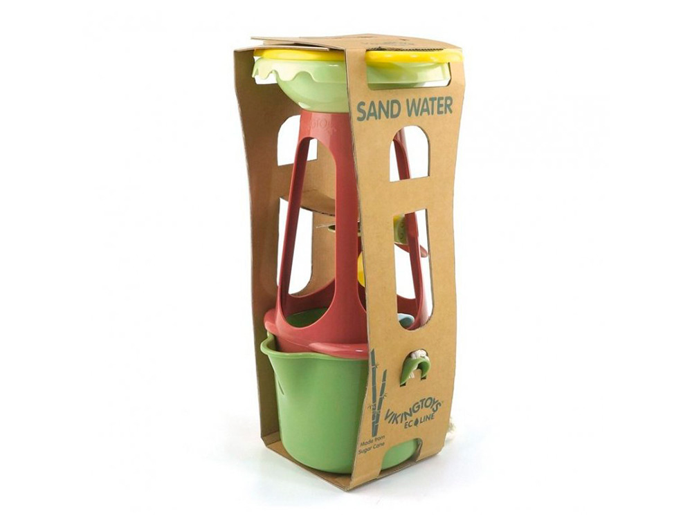 MOINHO DE AREIA E AGUA VIKINGTOYS ECOLINE ECOLOGICO E RECICLAVEL