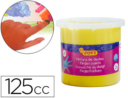 ESTOJO JOVI PINTURA A DEDOS 125 ML AMARELO OPACO