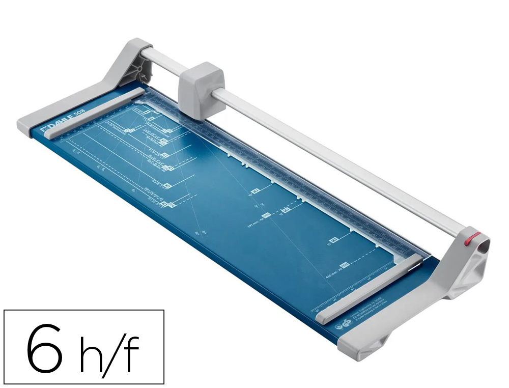 CISALHA ROTATIVA DAHLE 508 COM BASE METALICA DIN A3 CAPACIDADE DE CORTE 6 FOLHAS