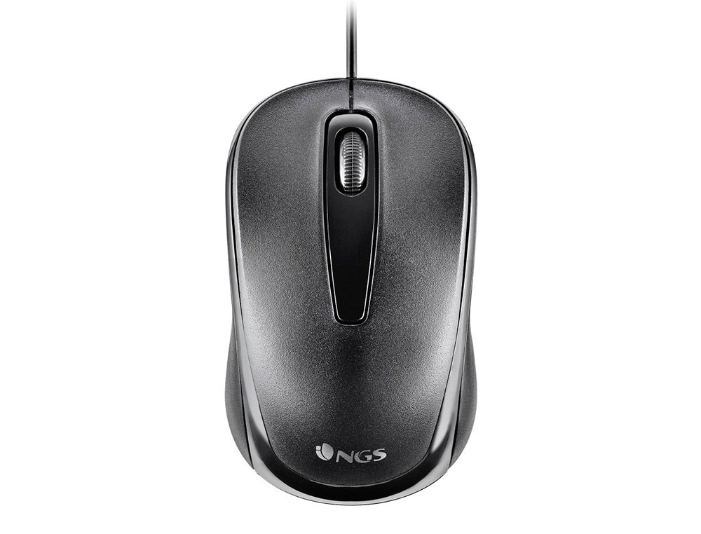 RATO NGS EASY DELTA OTICO COM CABO 1200 DPI RECETOR USB 2 BOTOES AMBIDESTROS COR PRETO