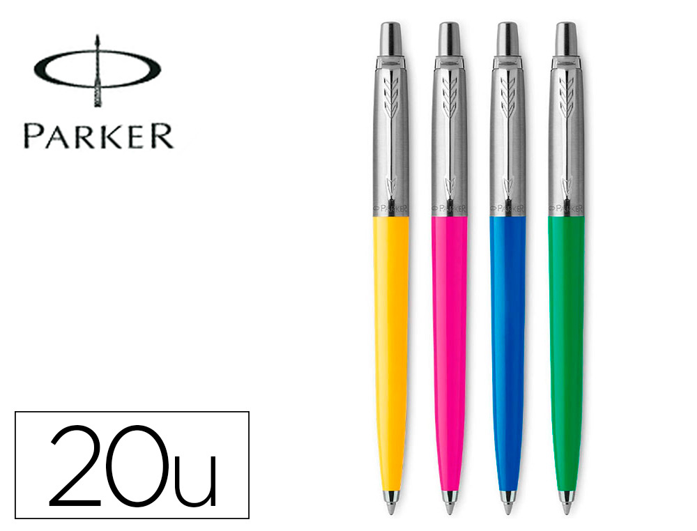ESFEROGRAFICA PARKER JOTTER ORIGINALS ANOS 90 TRANSIT EXPOSITOR DE 20 UNIDADES SORTIDAS