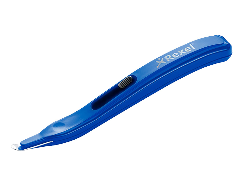 SACA AGRAFES REXEL EXTRAC-IT MAGNETICO PINCA COR AZUL
