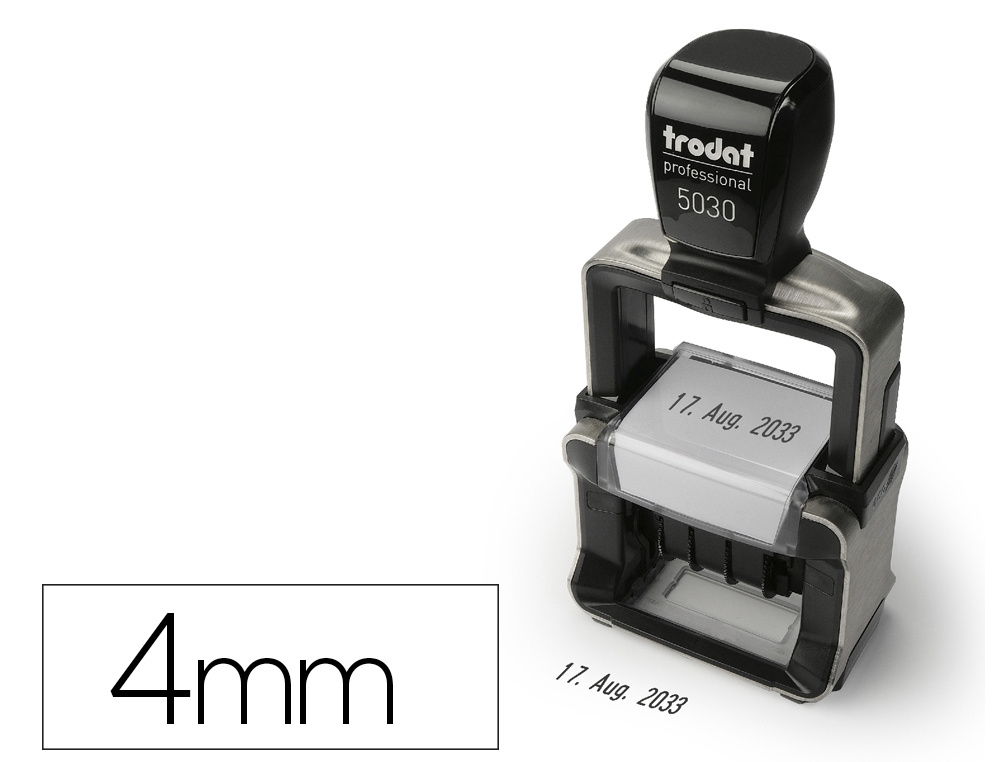 DATADOR TRODAT PROFISSIONAL AUTOMATICO 6 BANDAS 4 MM