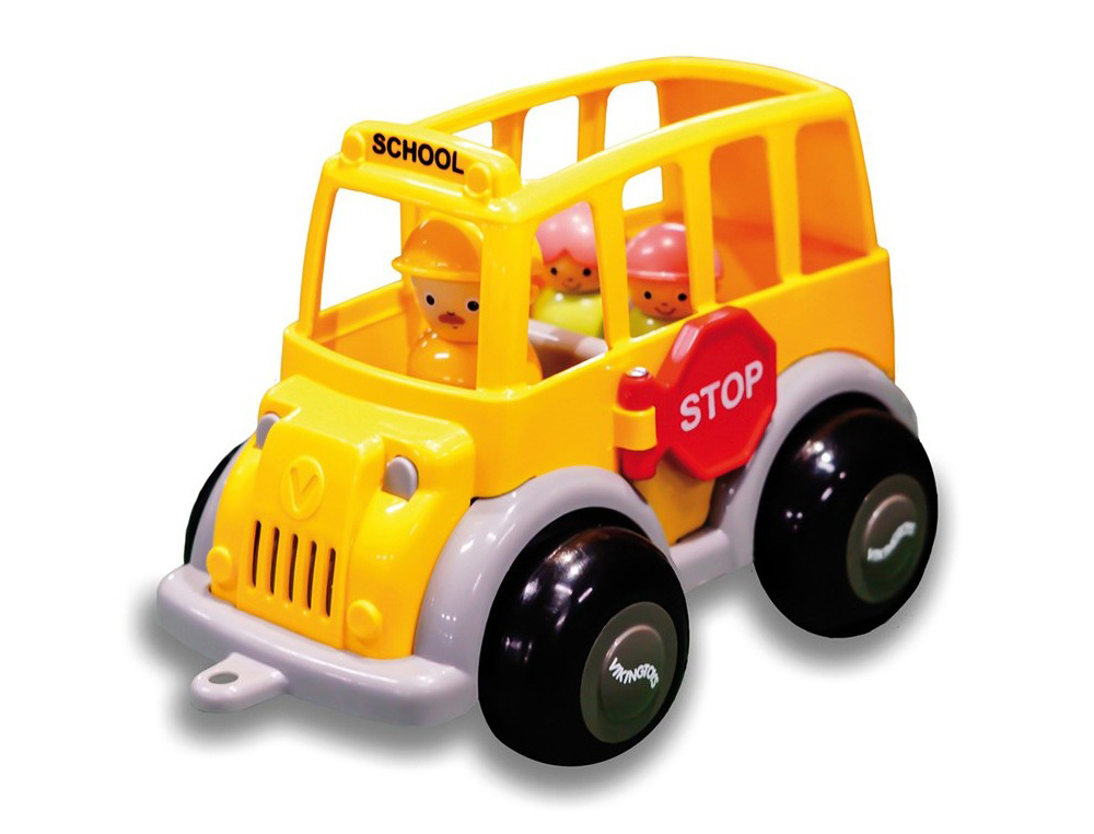 JOGO ANDREU TOYS ECOLINE MIDI AUTOCARRO ESCOLAR + 1 CONDUTOR + 2 FIGURAS