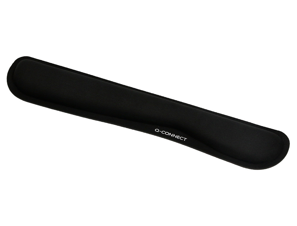 APOIO DE PULSOS Q-CONNECT MEMORY FOAM PARA TECLADO COR PRETO 460X85X25 MM