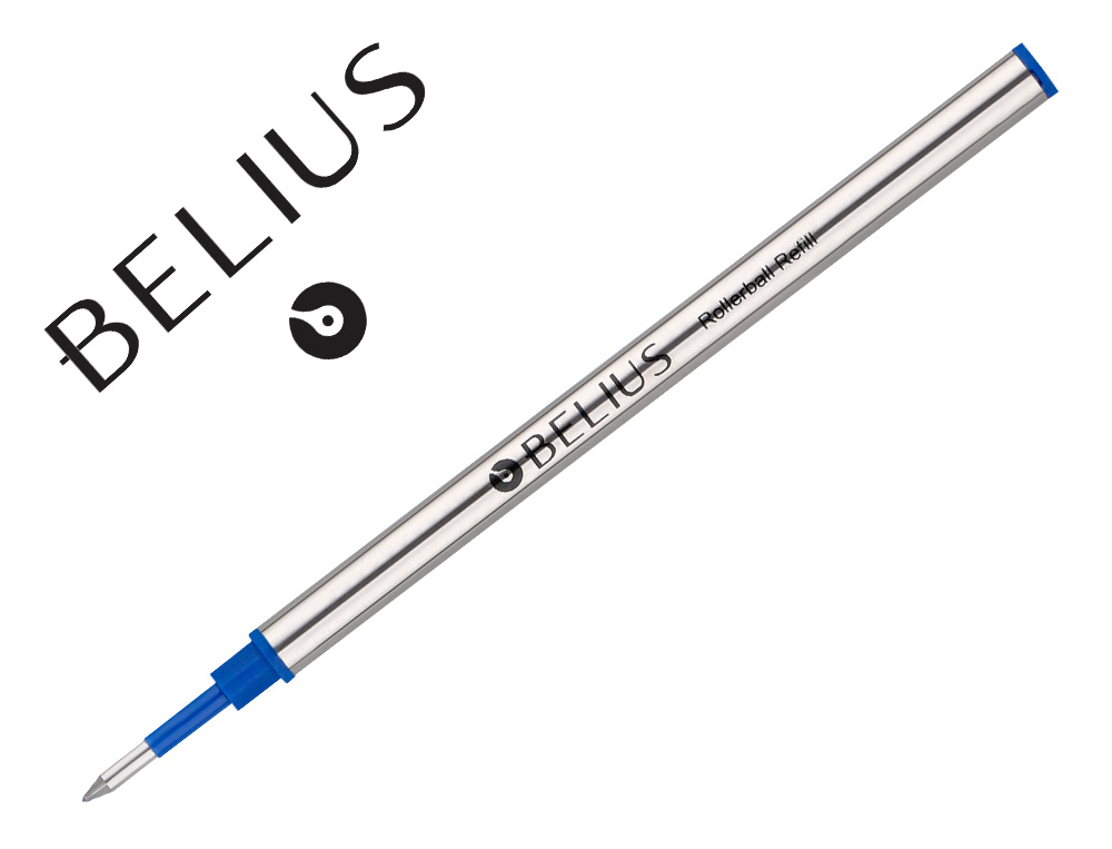 RECARGA ROLLER BELIUS AZUL 0,7 MM CAIXA 3 UNIDADES