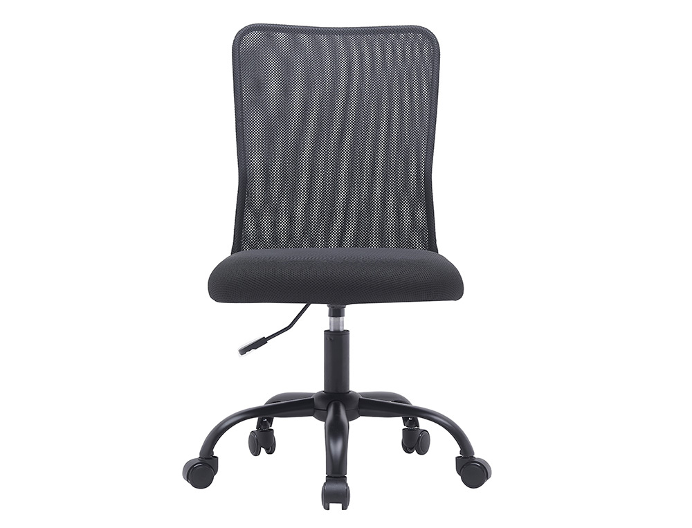 CADEIRA DE ESCRITORIO Q-CONNECT MALHA ALT MAX 990 MM LARG 480 MM PROF 590 MM SEM APOIO DE BRACOS COR PRETO