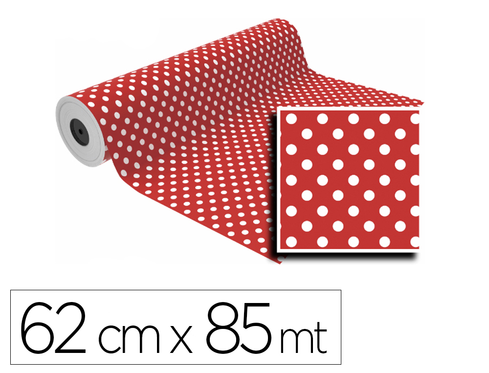 PAPEL FANTASIA BASIKA LN1501-AI BOBINE LARGURA 62 CM COMPRIMENTO 85 M PESO 4 KG GRAMAGEM 60 GR