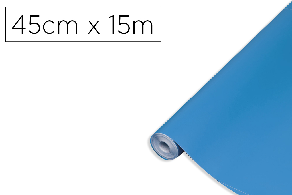 ROLO ADESIVO DC-FIX AZUL AR LARGURA 45 CM COMPRIMENTO 15 MT