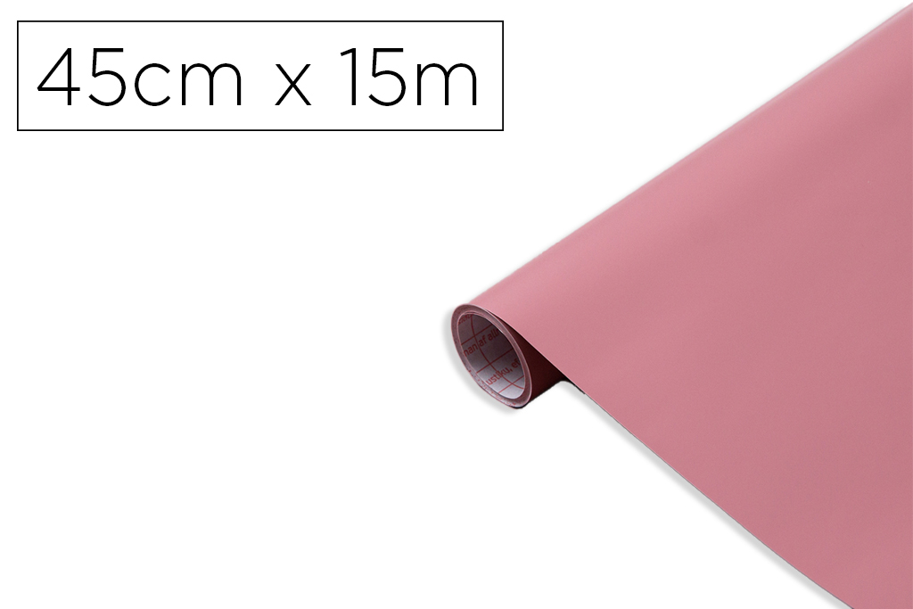 ROLO ADESIVO DC-FIX ROSA CINZA MATE LARGURA 45 CM COMPRIMENTO 15 MT