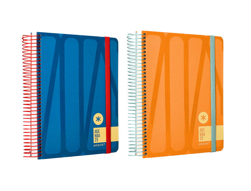 AGENDA ENCADERNADA ANTARTIK BOLD A5+ 2025 DIA PAGINA PAPEL DE 80 GR