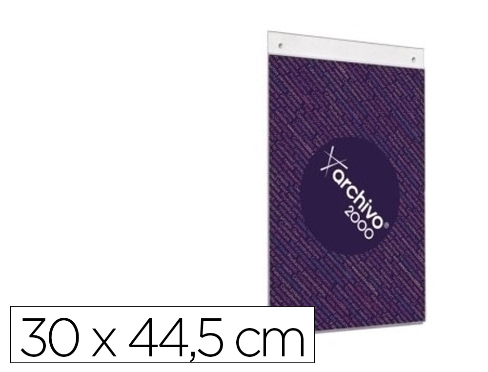 EXPOSITOR DE PAREDE ARCHIVO 2000 DIN A3 VERTICAL COM FUROS ESPESSURA 2 MM VIDRO TRANSPARENTE 300X445 MM