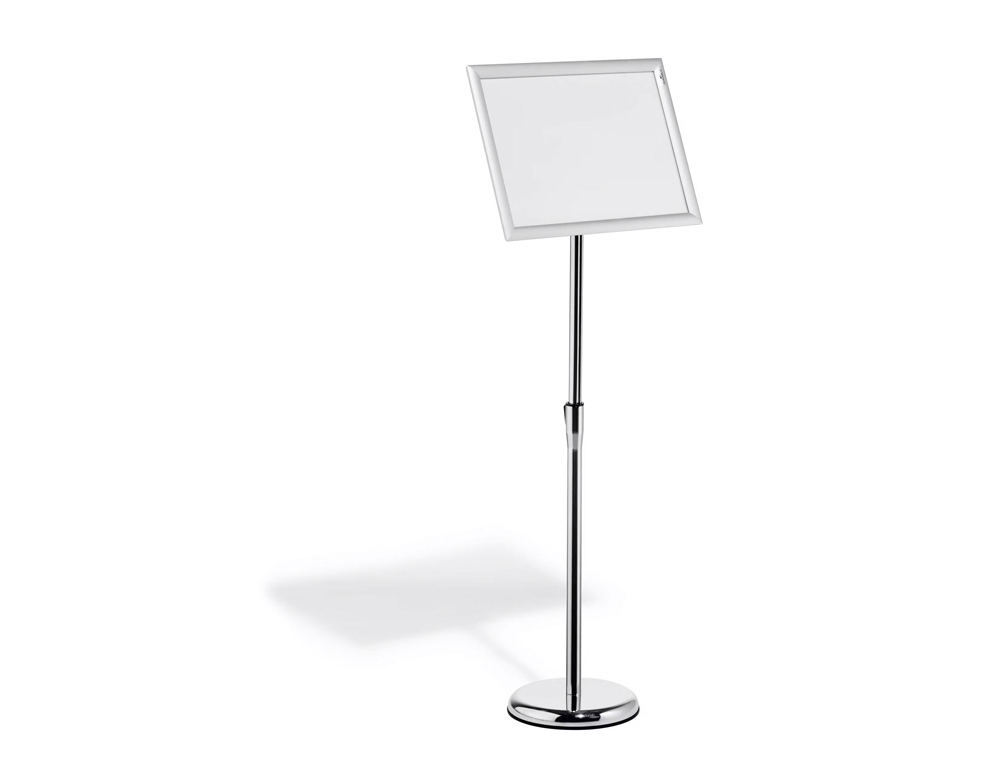 ATRIL DE CHAO DURABLE MOLDURA ALUMINIO DIN A3 VERTICAL / HORIZONTAL ALTURA AJUSTAVEL 86 A 129 CM