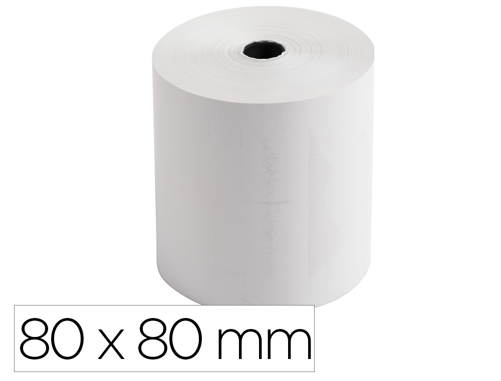 ROLO CALCULADORA EXACOMPTA TERMICO 80X80 MM 48 GR SEM BPA