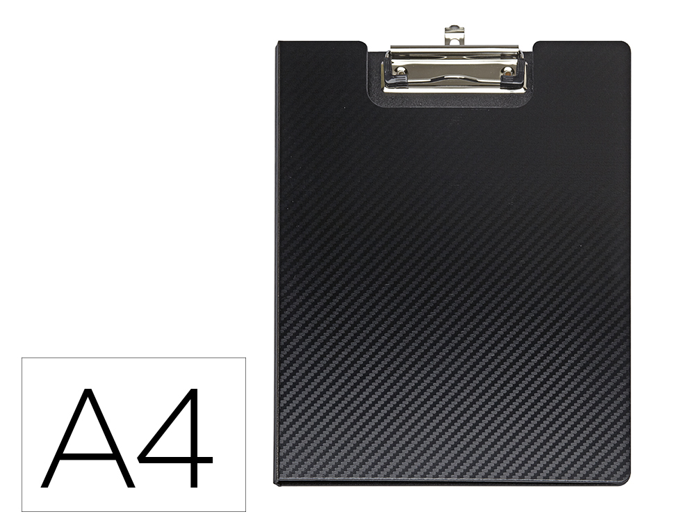 PORTA NOTAS MAUL FLEXX DIN A4 POLIPROPILENO COM PINCA COR PRETO
