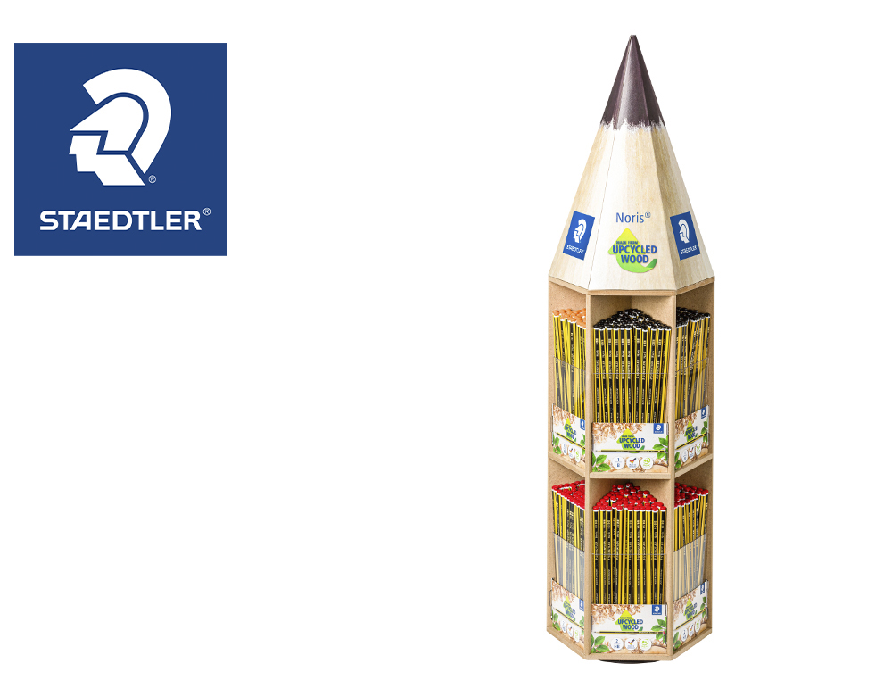 EXPOSITOR DE 48 DUZIAS DE LAPIS GRAFITE NORIS STAEDTLER