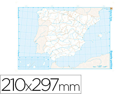 MAPA MUDO B/N ESPAA -POLITICO