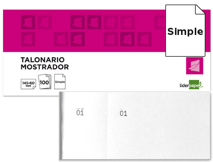 BLOCO DE TALOES 1/3 BRANCO