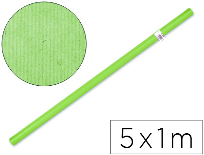 PAPEL KRAFT LIDERPAPEL ROLO VERDE 1MT X 1MT 65 GR