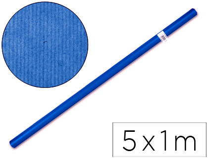 PAPEL KRAFT LIDERPAPEL ROLO AZUL 1MT X 5MT 65 GR