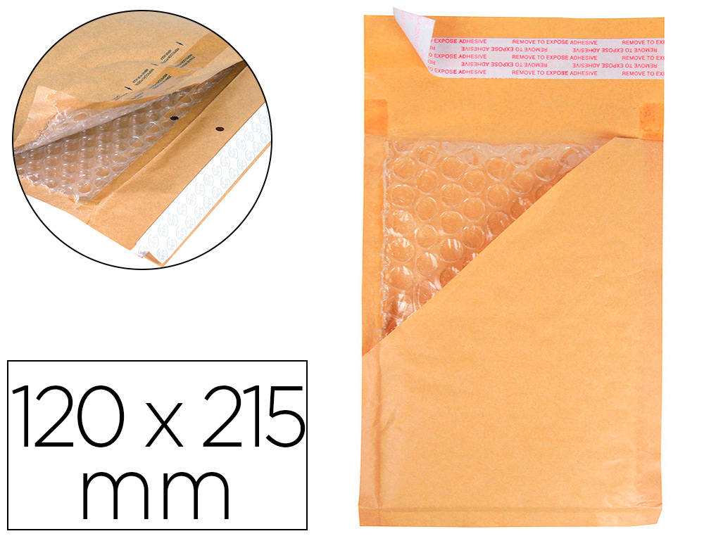 ENVELOPE BORBULHAS Q-CONNECT 120X215MM