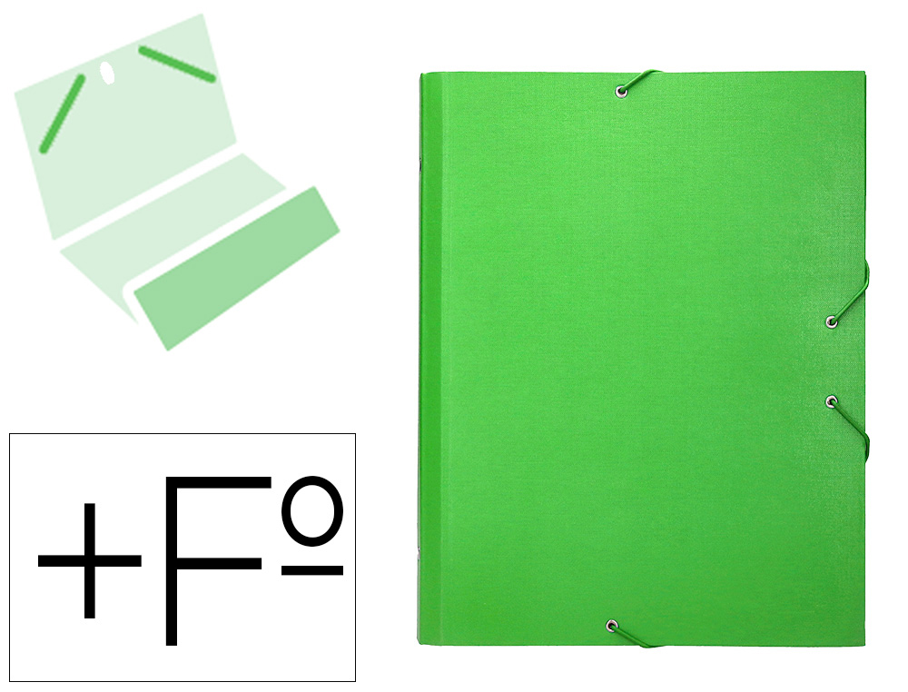 PASTA CLASSIFICADORA LIDERPAPEL COM 12 DEPARTAMENTOS VERDE