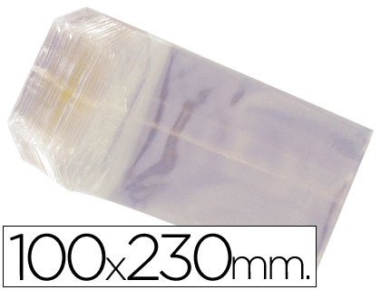 SACO CELOFAN 105X230MM PACK 100