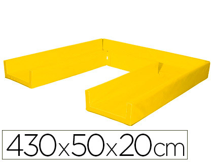 CIRCUITO MODULAR DE SUMO DIDACTIC 430X50X20 CM AMARELO