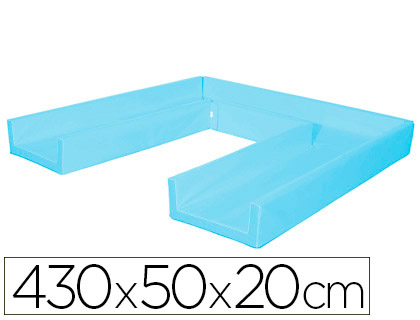 CIRCUITO MODULAR DE SUMO DIDACTIC 430X50X20 CM CELESTE