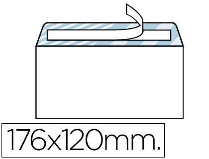 ENVELOPE LIDERPAPEL N.9 COMERCIAL NORMALIZADO BRANCO 120X176 MM TIRA DE SILICONE PACK DE 500 UNIDADES