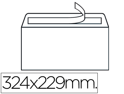 ENVELOPE LIDERPAPEL N.14 C4 BRANCO 229X324 MM TIRA DE SILICONE PACK DE 250 UNIDADES