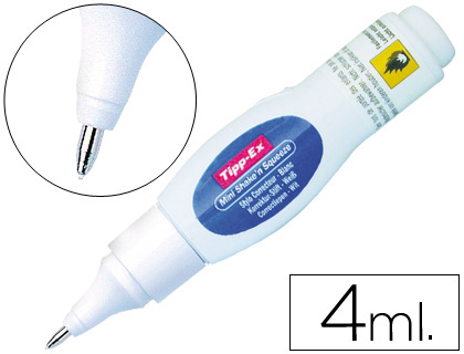 CORRETOR CANETA TIPP-EX MINI 4 ML SHAKE'N SQUEEZE COM PONTA METALICA